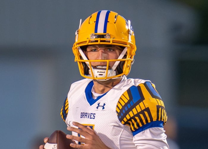 Olentangy High quarterback Ethan Grunkemeyer has committed to the Penn State Nittany Lions' 2024 recruiting class.